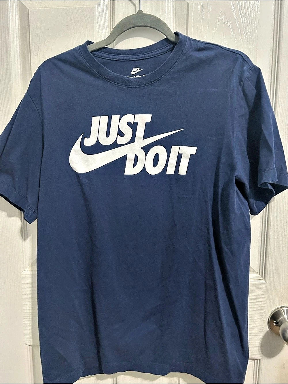 Nike The Nike Tee Just Do It T-Shirt Men Blue Medium